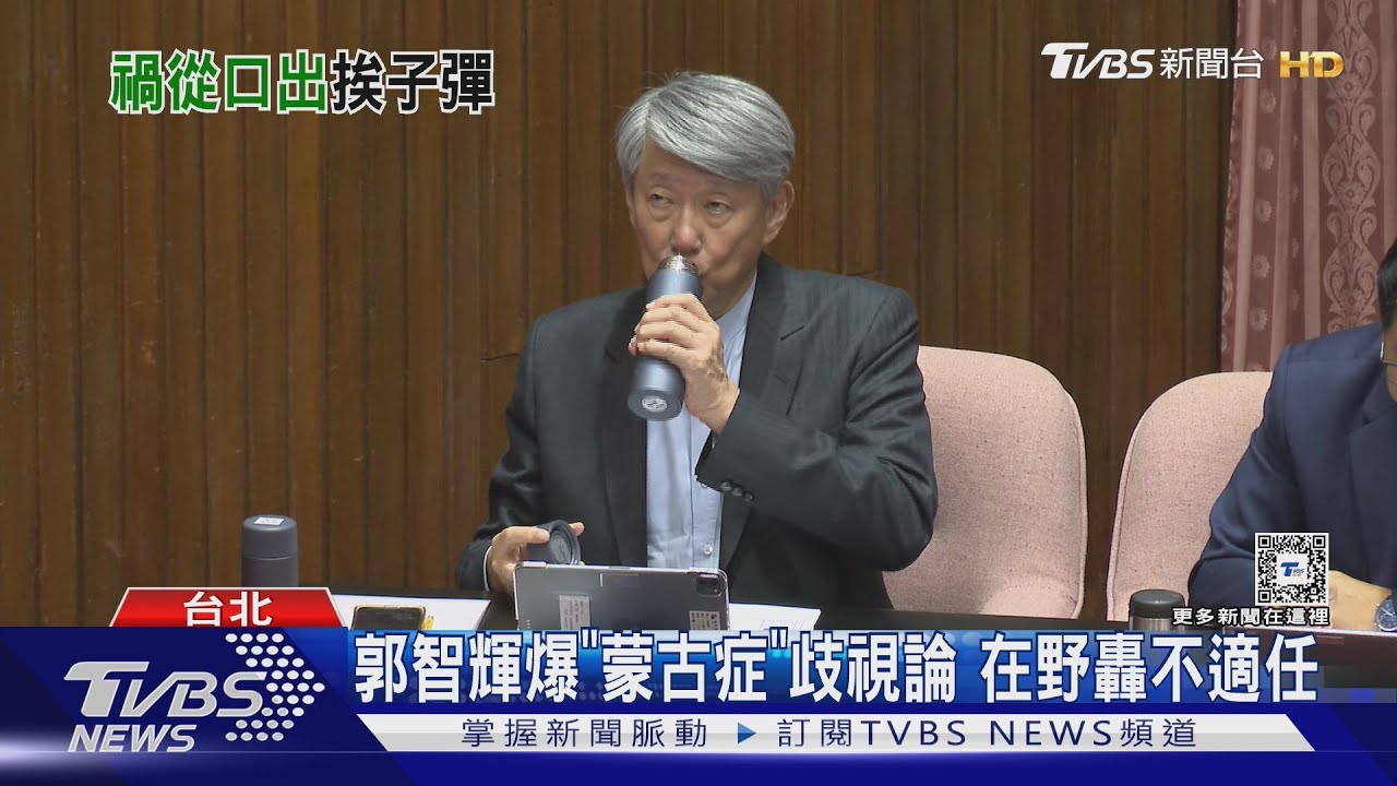 郭智輝爆「蒙古症」歧視論 在野轟不適任