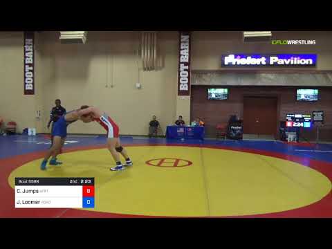 2018 Marine Corps US Open/UWW Junior Freestyle 92 Con 16 #2 - Casey Jumps (AFRTC) Vs. Josh Loomer