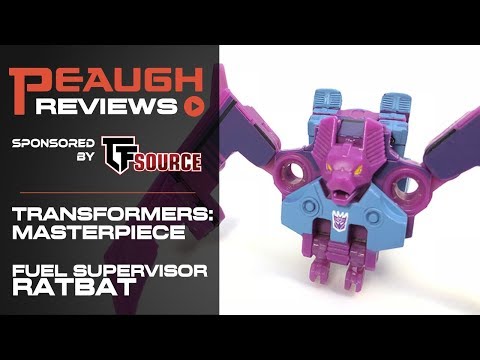 Video Review: Transformers Masterpiece FUEL SUPERVISOR RATBAT (Joe Club Exclusive)