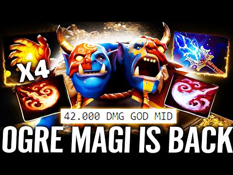 🔥 ORGE MAGI MID IS BACK - x4 Midas x4 Stun x4 Dagon WTF Strongest Intel Hero Top Rank Dota 2 Pro