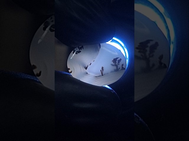 حجر عقيق شجري طبيعي