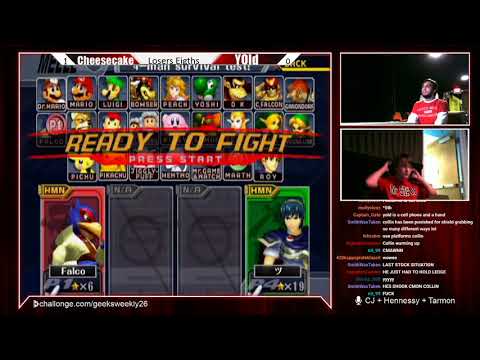 Geeksboro Melee Weekly 26 - Cheesecake vs YOld