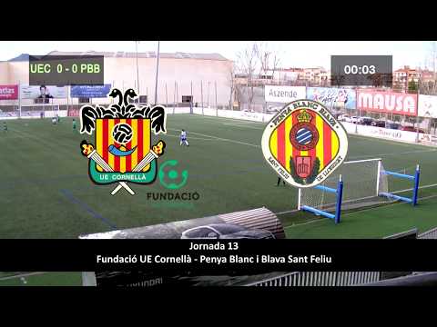 1a. Part. Jornada 14. Fund. UE Cornellà B - Penya Blanc i Blava Sant Feliu