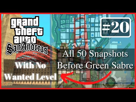 GTA San Andreas 100% Walkthrough Part 20 - Doing All Sanpshots During The Mission Drive-By  !