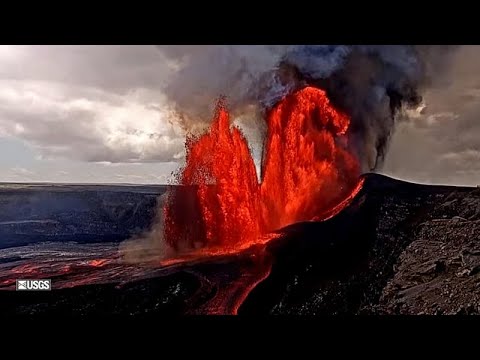 Vulkan Kilauea bricht erneut aus: Lavafontänen schießen bis zu 330 Meter hoch