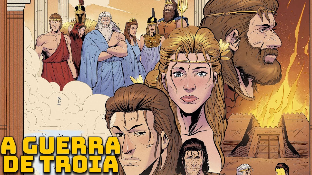 A Saga da Guerra de Troia - 3ª Temporada Completa - Mitologia Grega em Quadrinhos - Foca na História