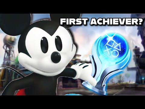 Can I Be the FIRST Achiever of Epic Mickey Rebrushed PLATINUM TROPHY?