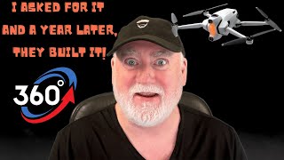 Antigravity 360° Drone Makes a Wee Appearance