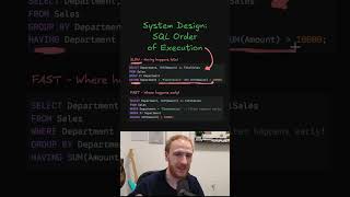 SQL Query Order of Execution - System Design