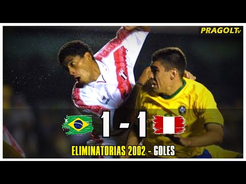 BRASIL vs PERÚ 2001 goles ⚽⚽⚽ | Eliminatorias 2002