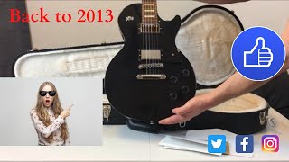 Video thumbnail for 2013 Gibson Les Paul Studio in Ebony 😎 Unboxing, Review and Demo! Episode 2 by Guitars with David