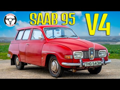 V4 Saab 95 Estate Goes for a Drive!