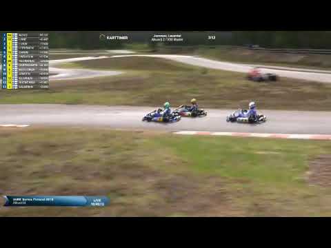 IAME Series Finland 2018 - Joensuu 9.6.2018 - Master - Heat 2