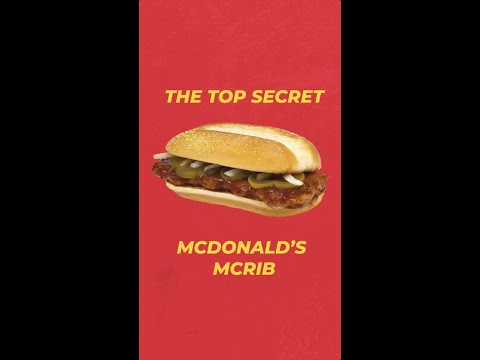 The Top Secret McDonald’s McRib