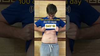 DAY 19: 100 crunches a day for 30 days 🔥 #abs #transformation #crunches #homeworkout #nevergiveup