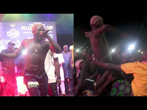 WATCH PORTABLE'S  SHUTDOWN PERFORMANCE AT HON. SHINA PELLER FOOTBALL COMPETITION FINALS IN ISEYIN