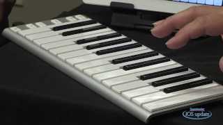 Video thumbnail for CME Xkey Portable Keyboard Controller Demo with Daniel Fisher - iOS Update Vol. 59 by Sweetwater