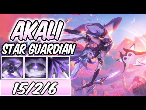 S+ STAR GUARDIAN AKALI | FULL AP MID GAMEPLAY | LEGENDARY SKIN | Build & Runes | League of Legends