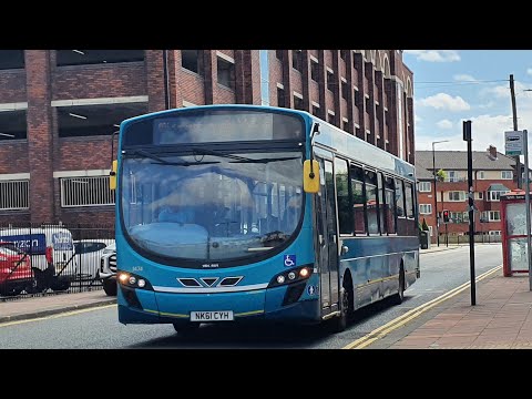 KICKDOWN: Route 56 | NK61CYH/1474 - Arriva North East: VDL SB200/Wright Pulsar 2