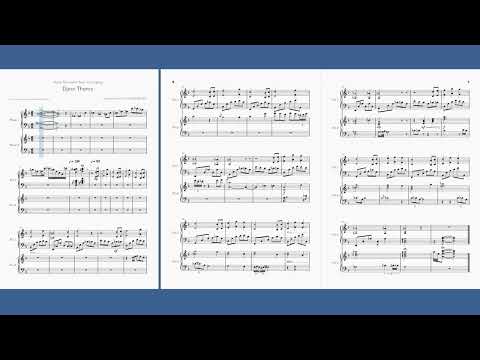 Djinn Theme - Three Thousand Years of Longing | 2 Piano arrangement