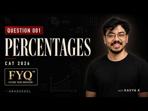Percentages — Future Year Question 001 | CAT Quantitative Aptitude