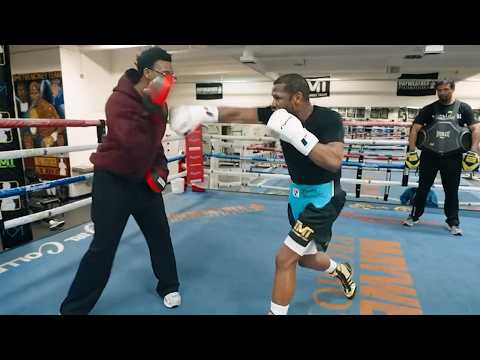 FIRST LOOK - Floyd Mayweather comeback training at 49 for return!