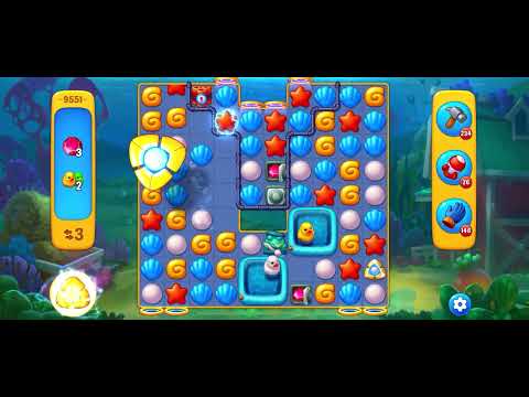 Fishdom level 9551 no boosters フィッシュダム ノーマル