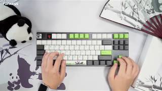 VARMILO VA87M PANDA PBT 염료승화 영문 (적축)_동영상_이미지