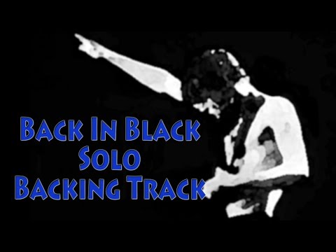 AC/DC "Back In Black" Solo Section Backing Track