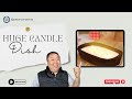 Giant Dough Bowl Candle