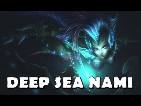 Deep Sea Nami Gameplay Skin Spotlight - League of Legends