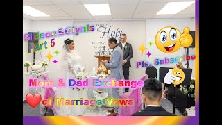 #ExchangeOfMarriageVows #Mom&DadRenewalOfVowsPart5 #RejoiceInTheLord! 😍🥰😘💖💛💜💙💚🙏