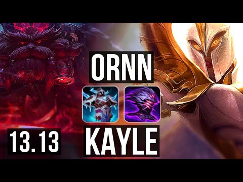ORNN vs KAYLE (TOP) | Rank 5 Ornn, 6/1/10 | TR Challenger | 13.13