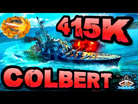 Colbert drückt 415K DMG *Lets BRRRRRR* "400K Club" ⚓️ in World of Warships 🚢