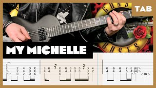 Guns N&#39; Roses - My Michelle (Slash) - Guitar Tab | Lesson | Cover | Tutorial (Enya Nova Go Sonic)