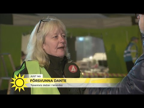 Missing people: Största sökinsatsen någonsin efter 12 årige Dante - Nyhetsmorgon (TV4)
