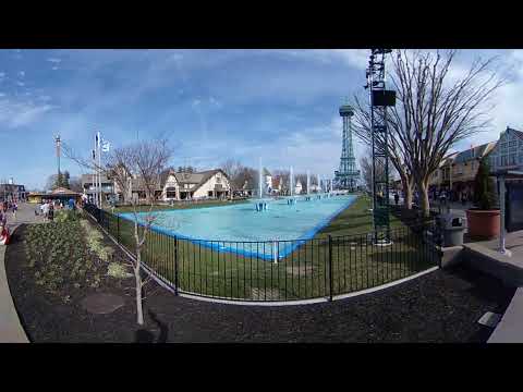 Fountains on International Street Kings Island - Full 360 Degree