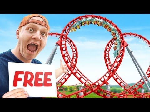 I Opened a FREE Theme Park!