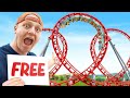 I Opened a FREE Theme Park!