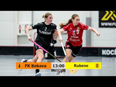 TIEŠRAIDE - ELVI FL sievietēm 2025/26: FK Ķekava/Latvijas Mediji vs. Rubene (15.02.2026)