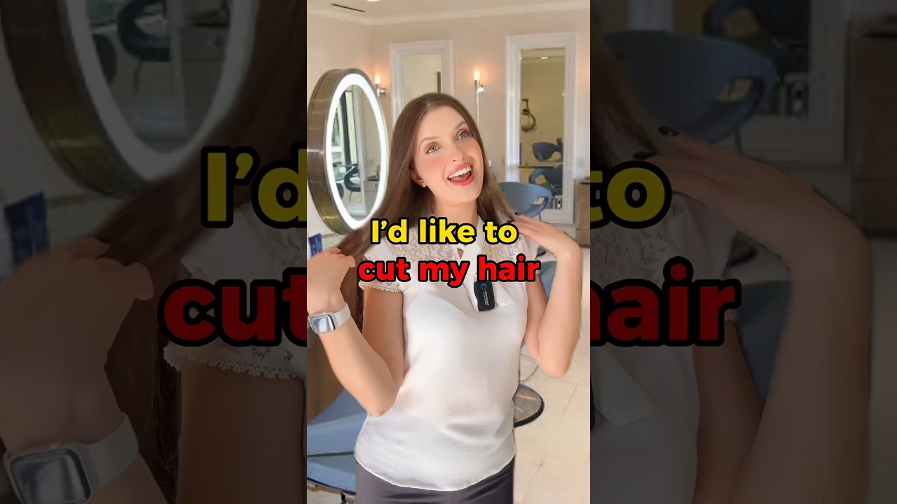 At the hair salon 💇‍♀️