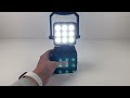 LED pracovné svetlo - 9x LED nabíjacie s magnetom - Video Youtube