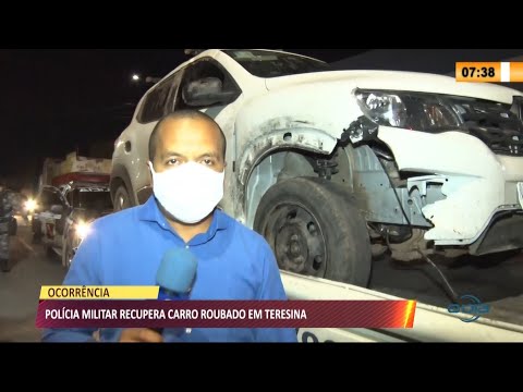 PoliÌcia Militar recupera carro roubado em Teresina 12 10 2021