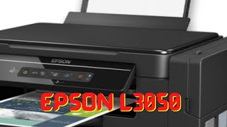 Epson l3050 printing blank pages | power ink flashing