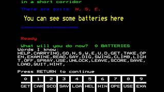 Haunted House (hack) for the BBC Micro