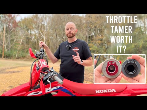 Throttle tamer install and review 2023 Honda CRF250RX