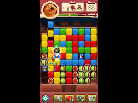 Toon Blast Level 5096 - NO BOOSTERS 🐻🐺🐱 | SKILLGAMING ✔️