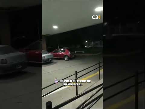 🏥 SE VOLÓ EL TECHO DE UN HOSPITAL EN BENITO JUÁREZ | Cadena 3 Argentina