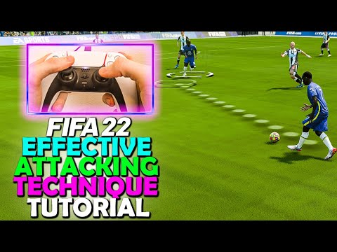This ATTACKING TECHNIQUE is VITAL in FIFA 22 | PRO ATTACKING TUTORIAL FIFA 22 | FIFA 22 TUTORIAL