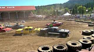 preview picture of video 'Salmon Arm 2011 Demolition Derby Heat 1 HD'